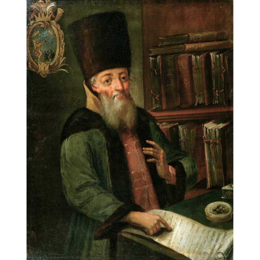 Ближний боярин и воевода Афанасий Лаврентьевич Ордин-Нащокин. Портрет XIX века c рисунка более раннего времени.