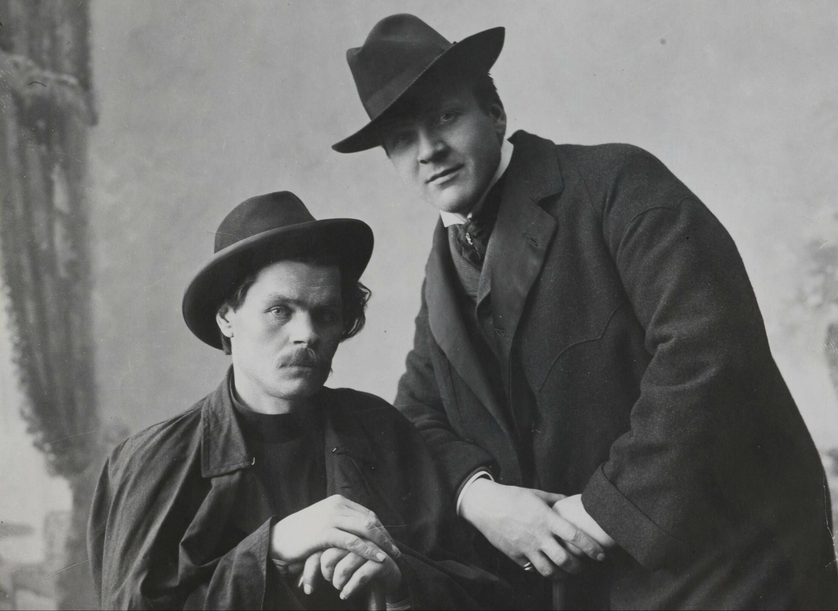 Максим Горький и Федор Шаляпин, 1901 год.