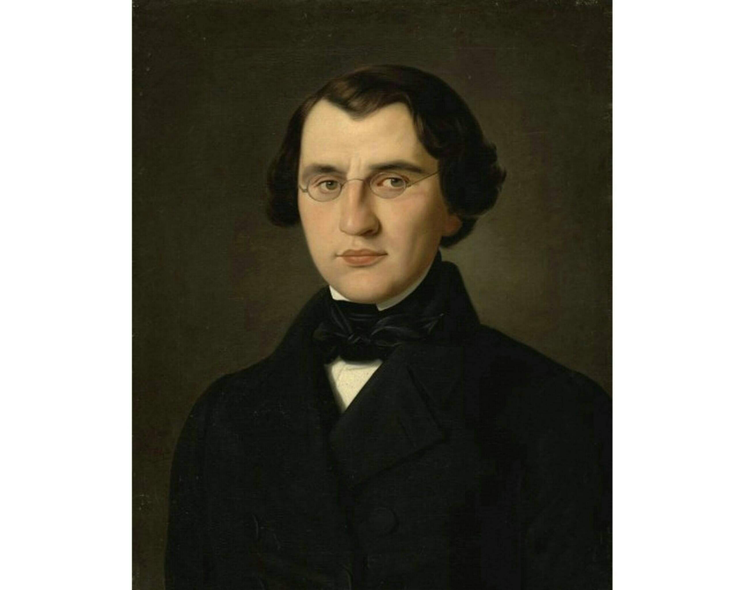Эжен Луи Лами «Портрет Ивана Тургенева», 1843-1844 гг.