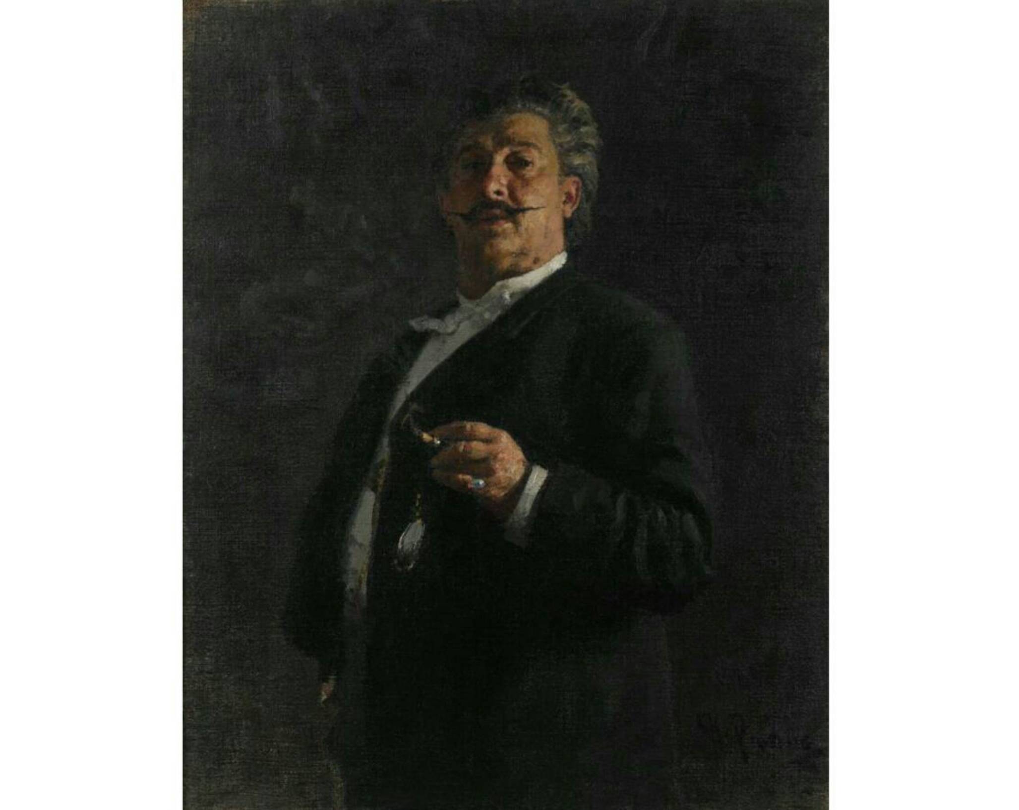 И.Е. Репин «Портрет М.О. Микешина», 1888 год. Из собрания Третьяковской галереи