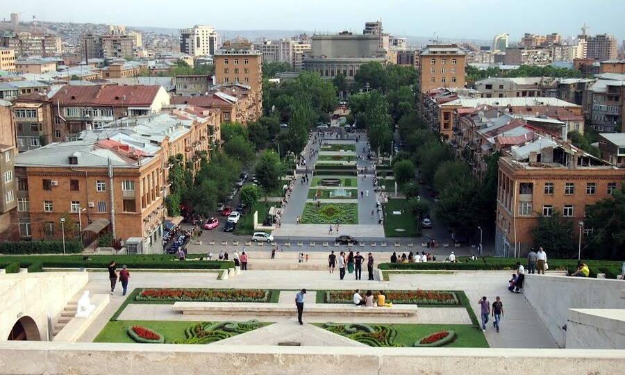 Советский Ереван – столица Армянской ССР. 