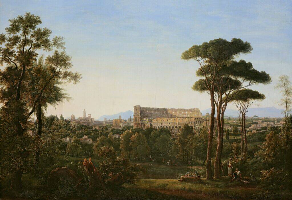 Ф.М. Матвеев «Вид Рима. Колизей», 1810-е годы. Из собрания Третьяковской галереи.