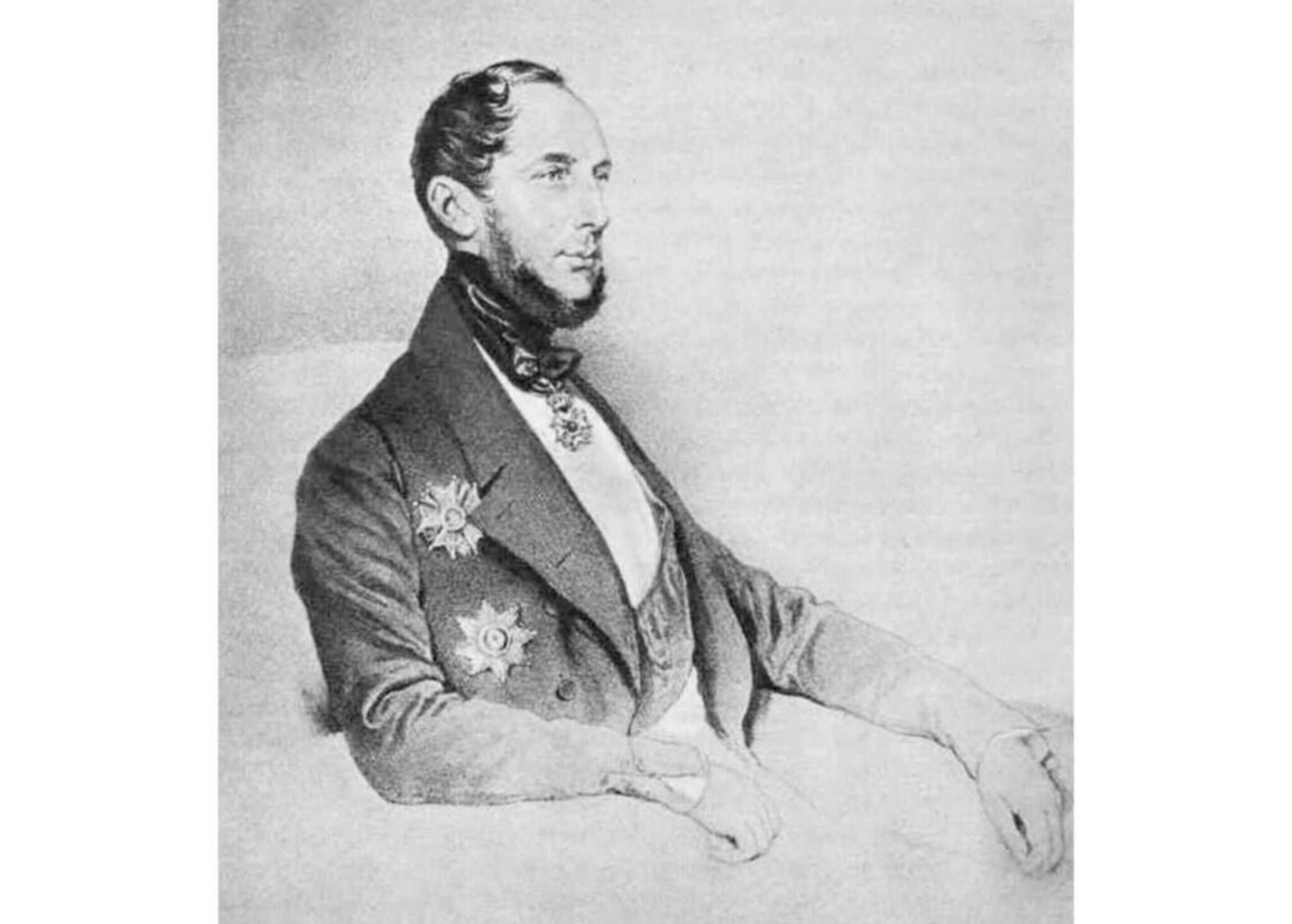 Йозеф Крихубер «Портрет Барона Луи де Геккерна», 1843 год.