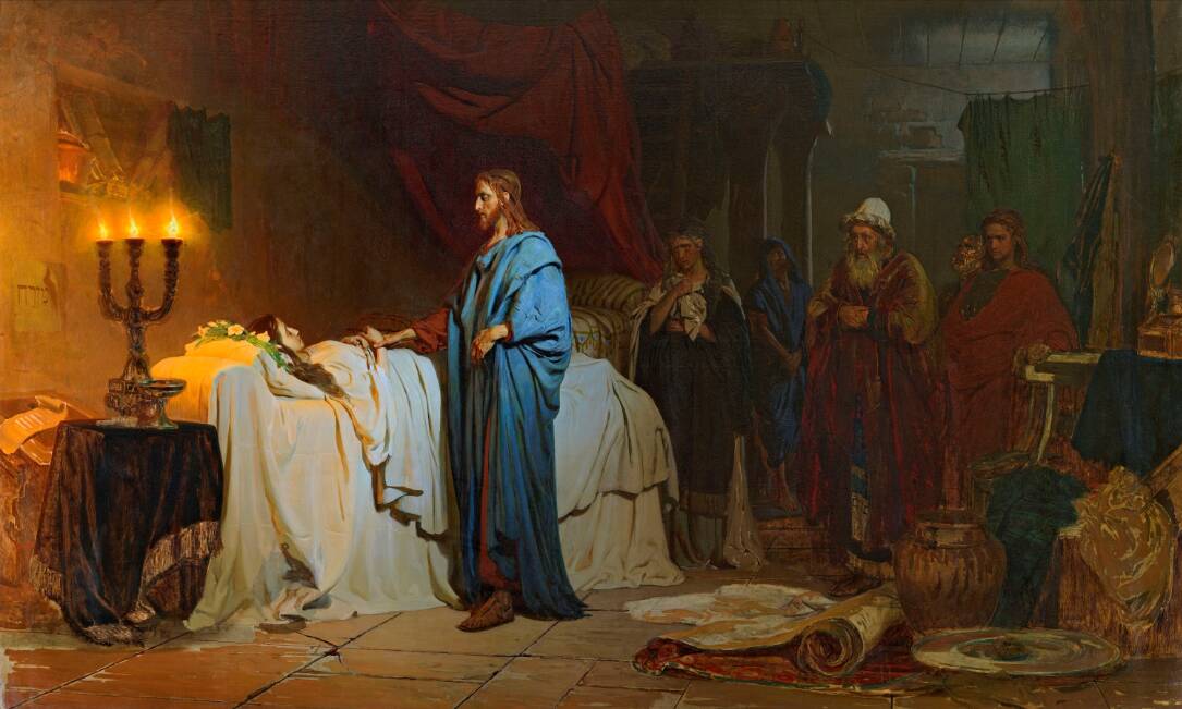 И.Е. Репин «Воскрешение дочери Иаира», 1871 год. © Государственный Русский музей