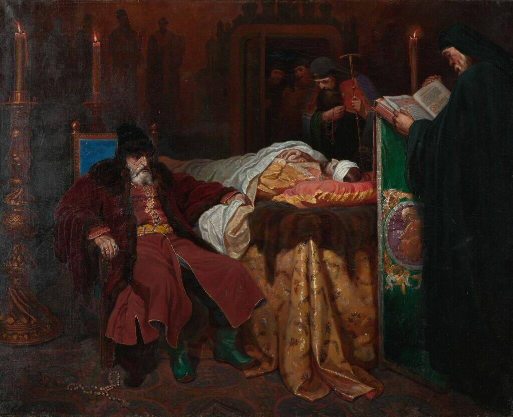 В.Г. Шварц «Иоанн Грозный у тела убитого им сына», 1864 год. Из собрания Третьяковской галереи