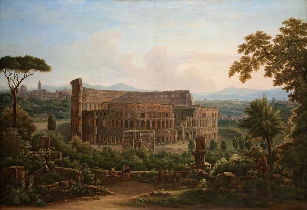 Ф.М. Матвеев «Вид Рима. Колизей», 1816 год. Из собрания Третьяковской галереи.