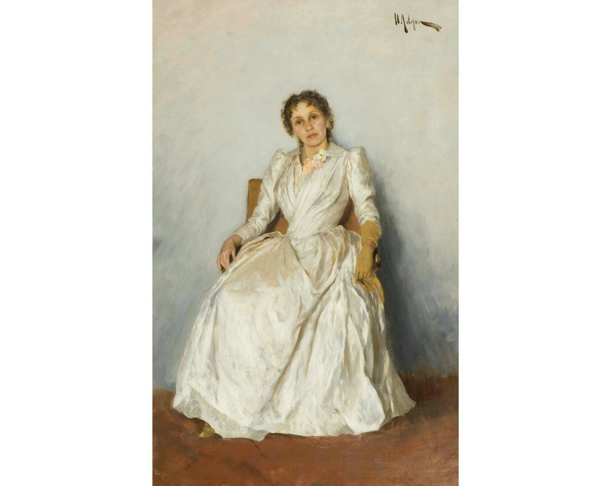 И.И. Левита «Портрет Софьи Петровны Кувшинниковой», 1888 год. Музей-квартира И.И. Бродского.