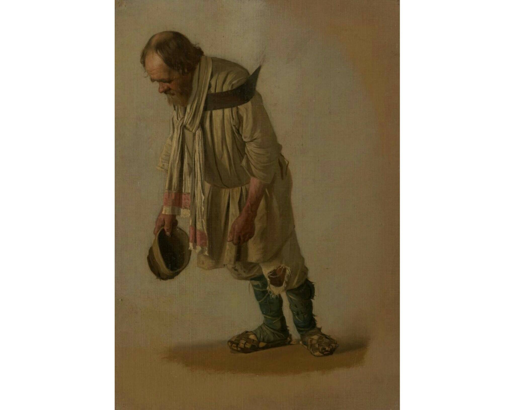 В.В. Верещагин «Бурлак с шапкою в руке», 1866 год. Из собрания Третьяковской галереи