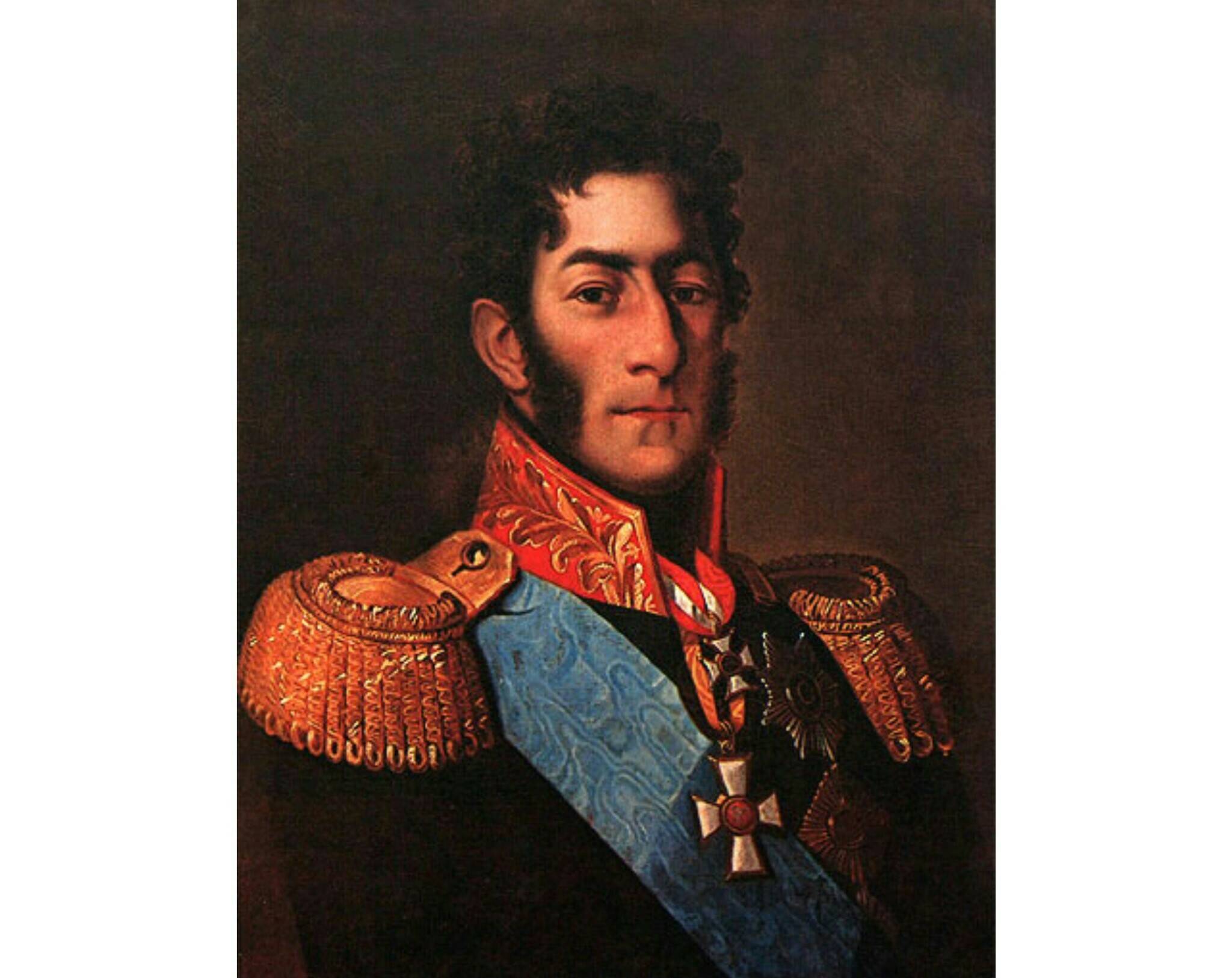 Портрет П.И. Багратиона кисти неизвестного художника, 1840-е гг.