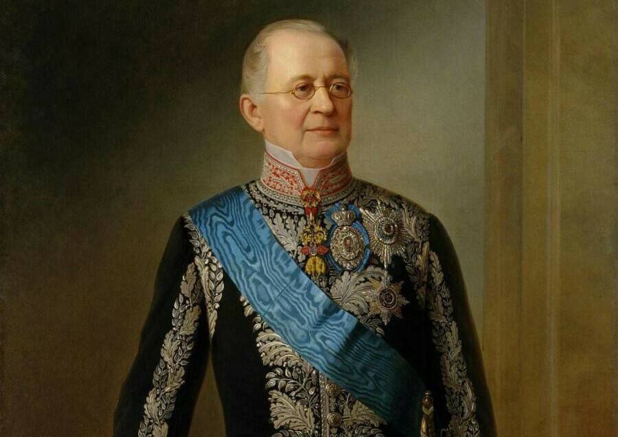 Е.И. Ботман «Портрет князя Александра Михайловича Горчакова» (фрагмент), 1874 год.