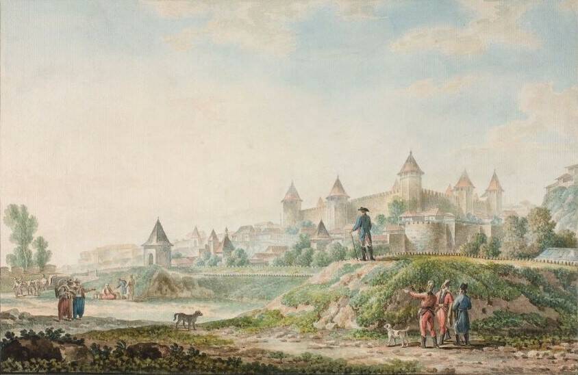 М.М. Иванов «Вид крепости в Бендерах», 1790 год. Из собрания Третьяковской галереи.