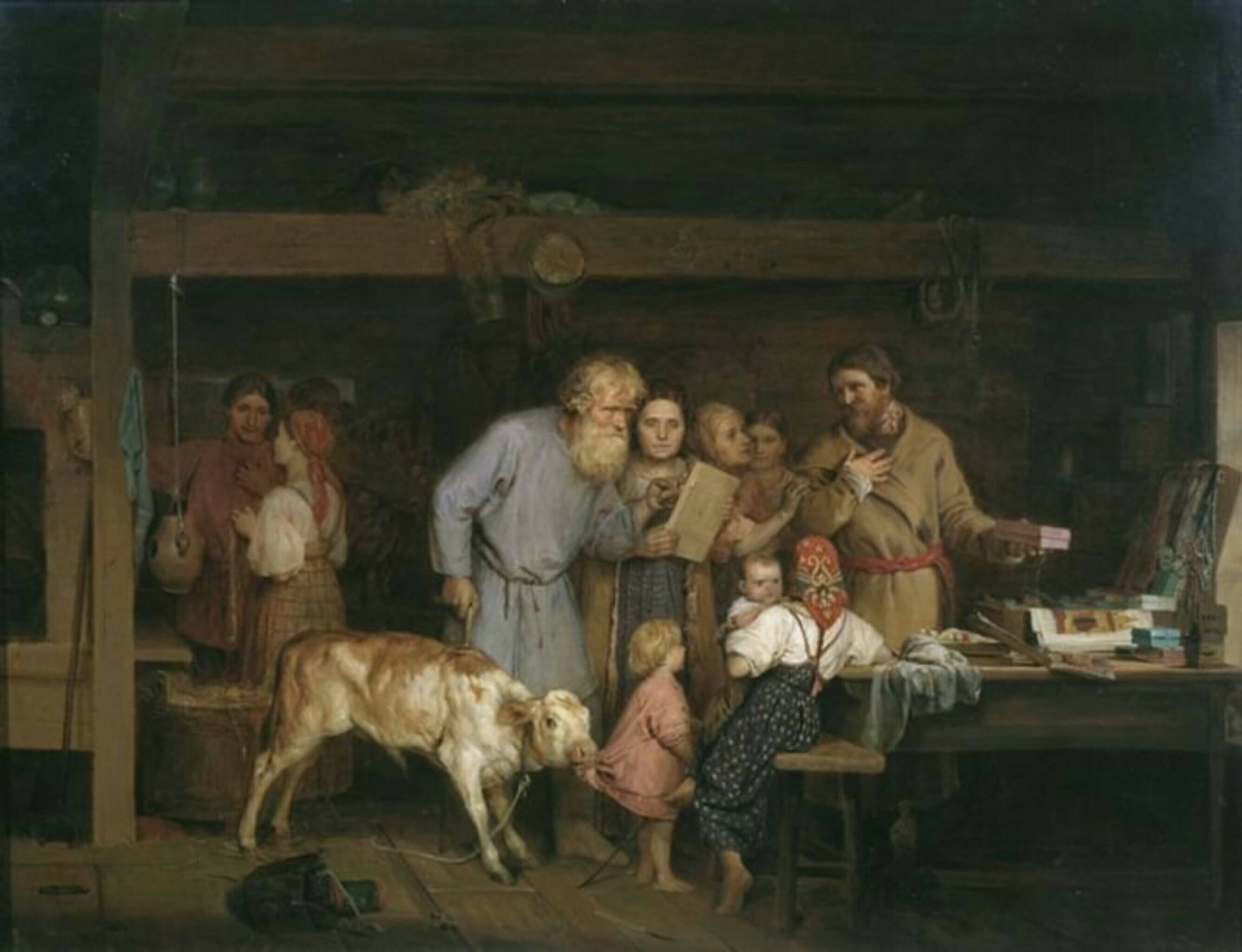 Н.А. Кошелев «Офеня-коробейник», 1865 год.