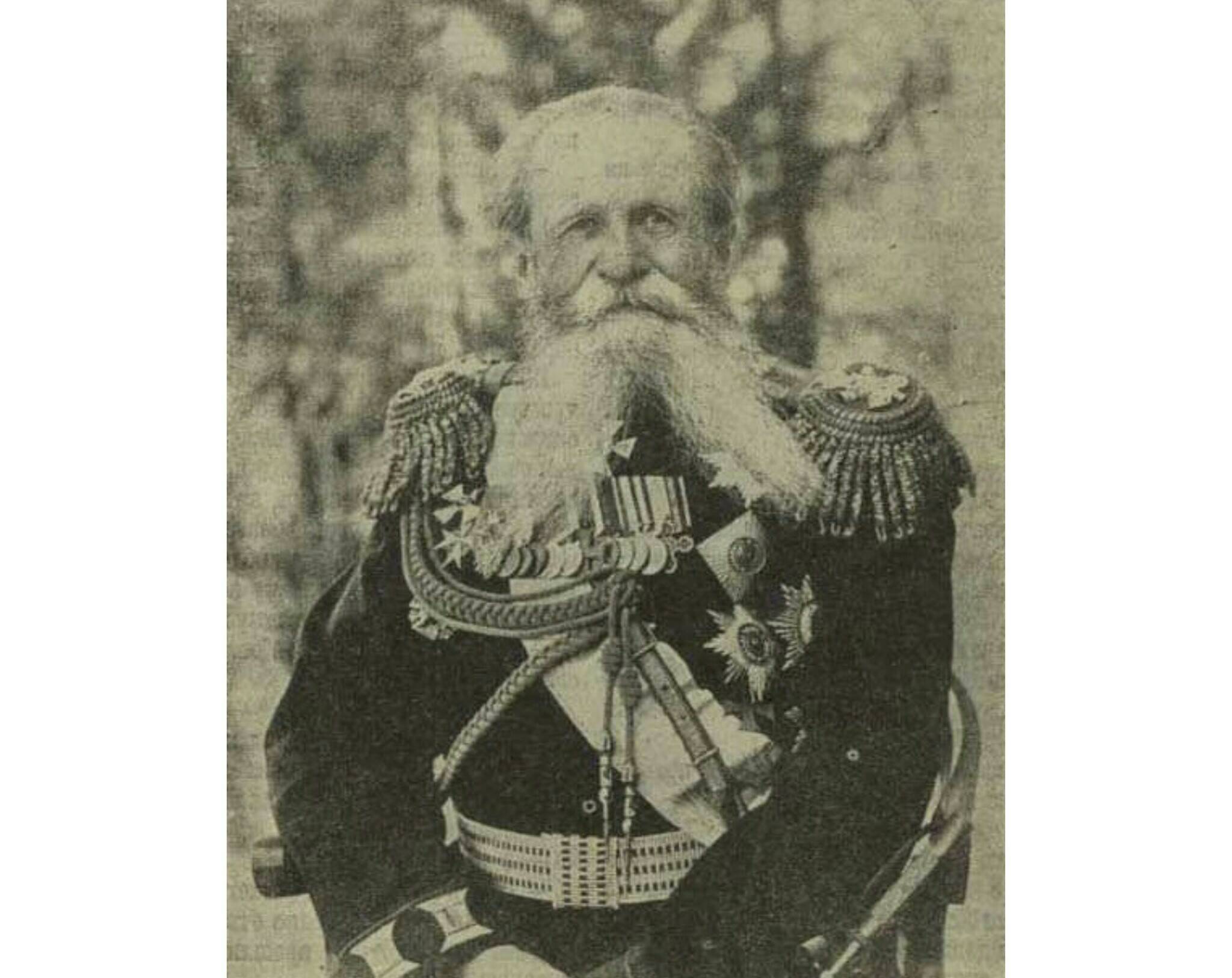 Портрет генерал-фельдмаршала И.В. Гурко. Около 1900 года.