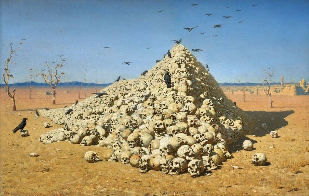 «Апофеоз войны», 1871 год. Из собрания Третьяковской галереи