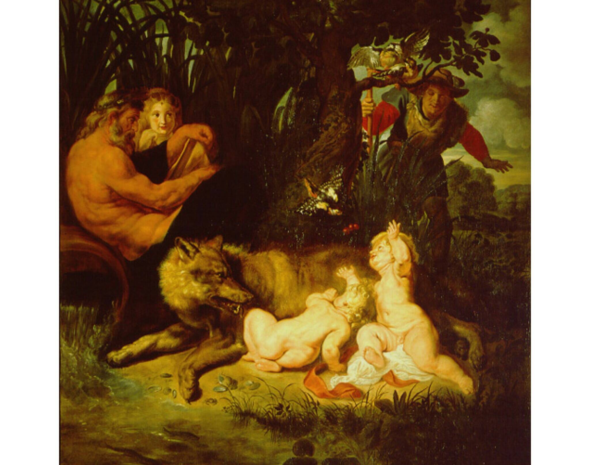 Питер Пауль Рубенс «Ромул, Рем и волчица», 1615 год. Капитолийские музеи, Рим.