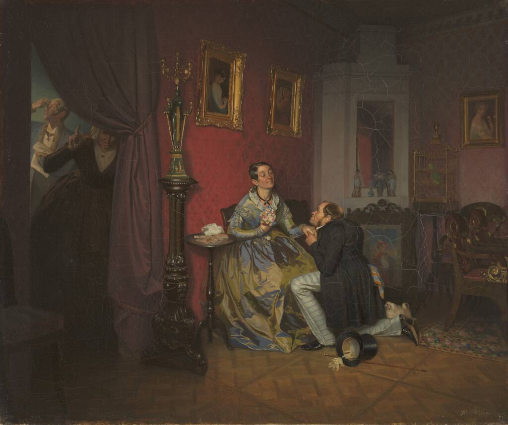 «Разборчивая невеста», 1847 год. Из собрания Третьяковской галереи