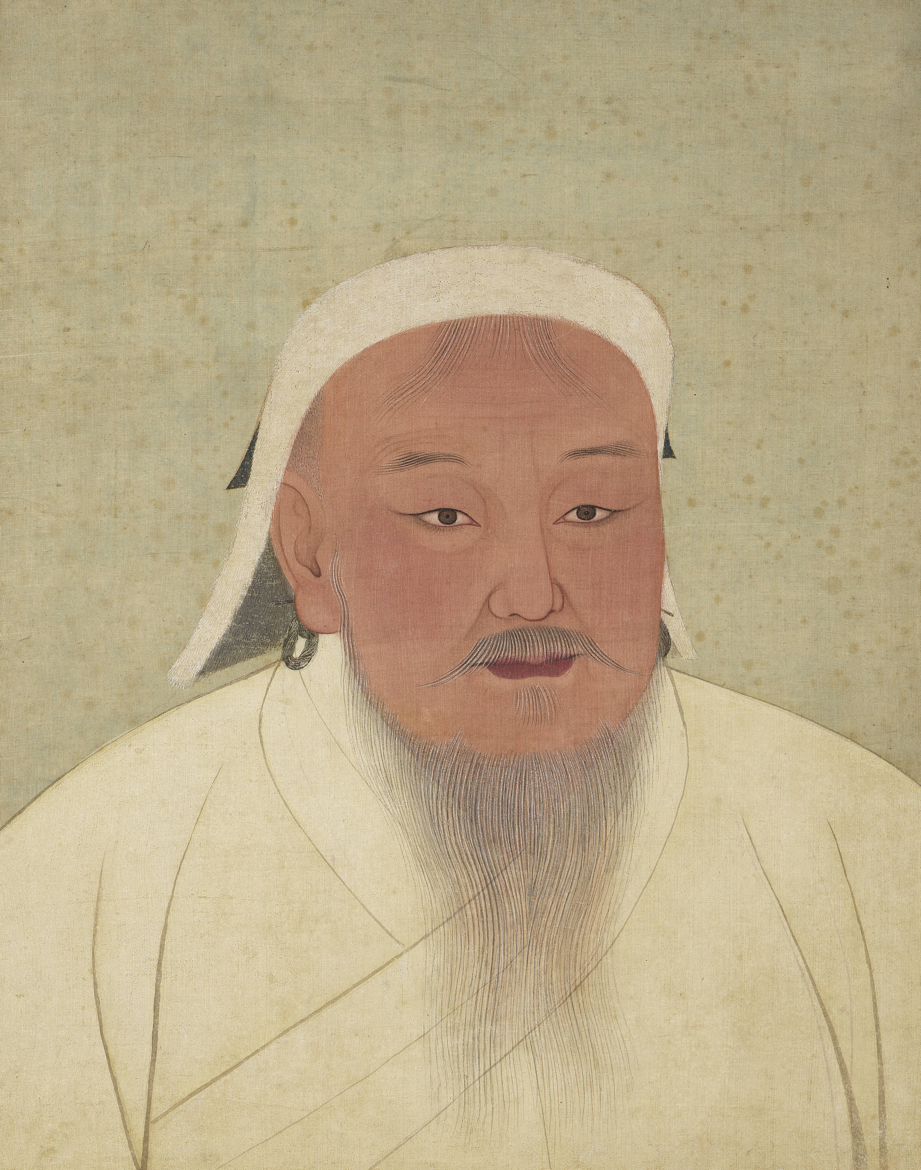 Портрет Чингисхана. Китай, XIV век, эпоха династии Юань