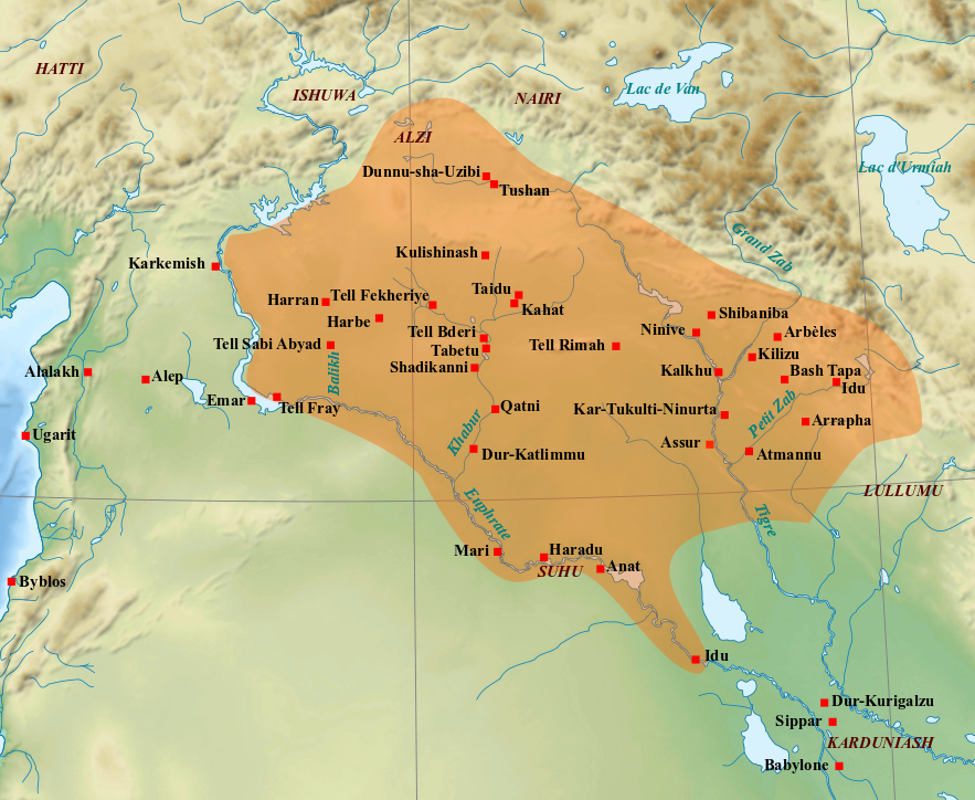 Ассирия после окончательного разгрома Митанни. Середина XIII в. до н. э.