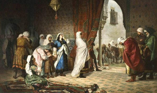 Семья эмира навсегда покидает Альгамбру.