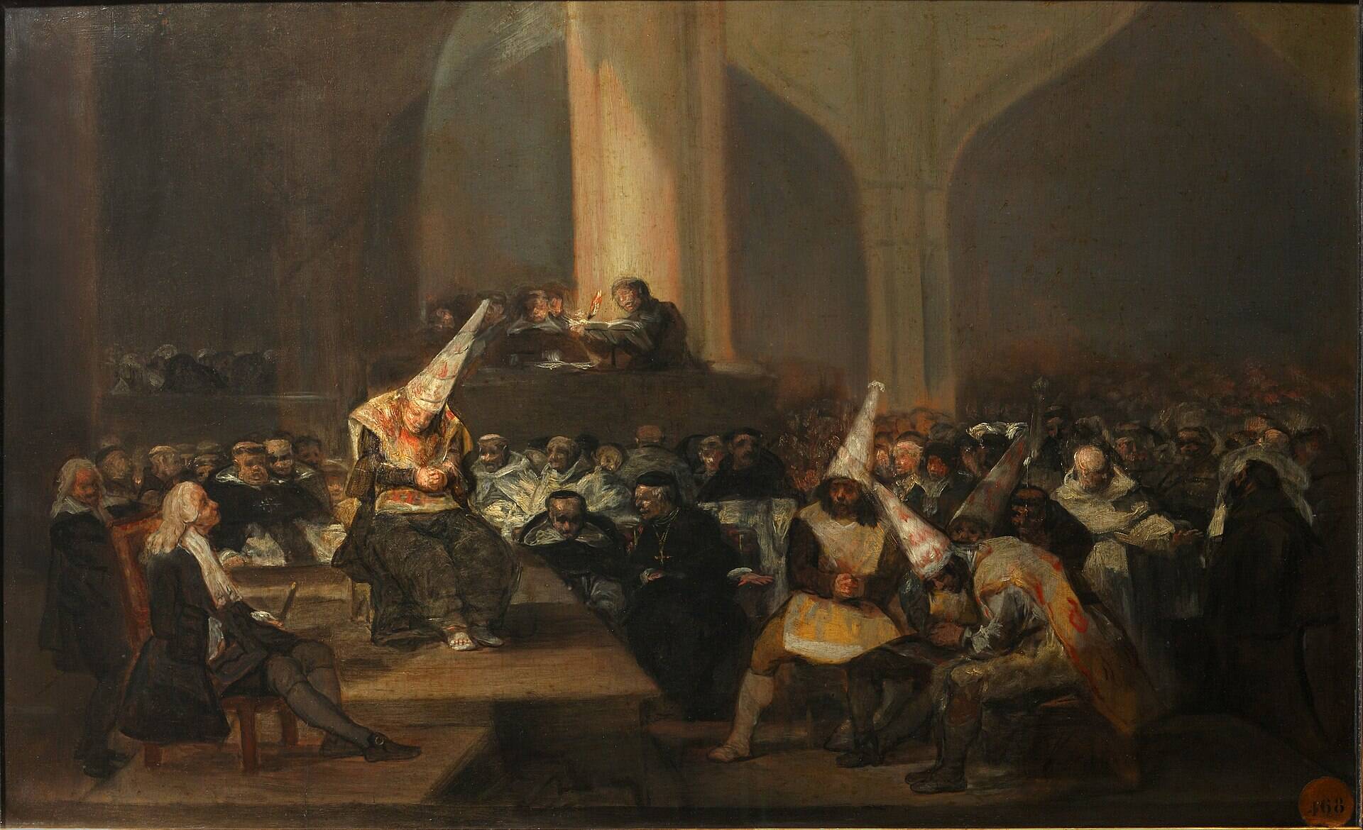 «Аутодафе» (Трибунал инквизиции), Франсиско Гойя (1812—1819)