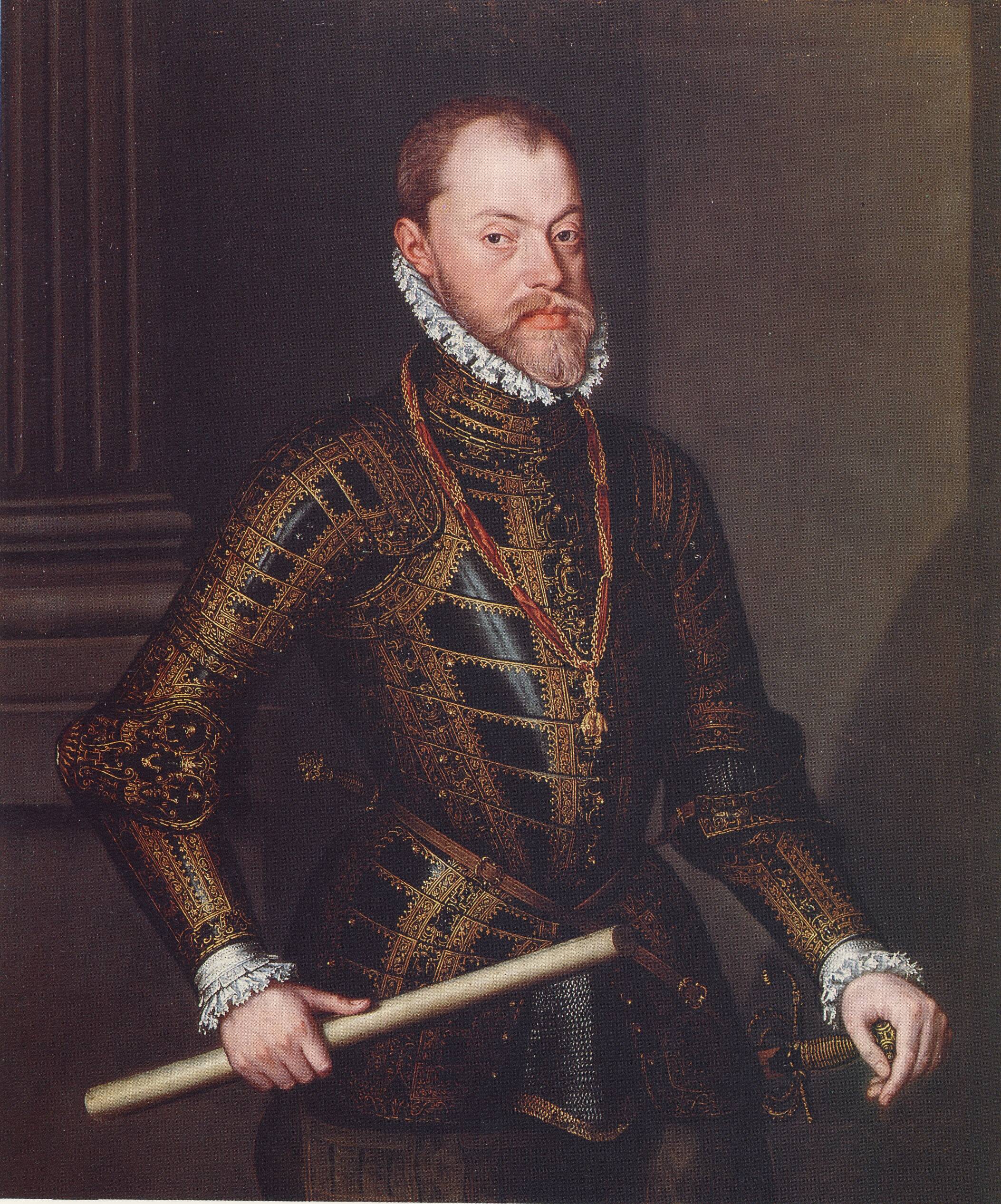 Король Испании Филипп II. Около 1570 г. Поллок-Хаус, Глазго, Шотландия.
