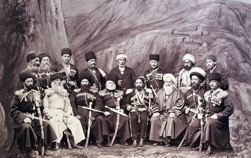 Делегация кавказских народов на коронации Александра III в 1883 году. 