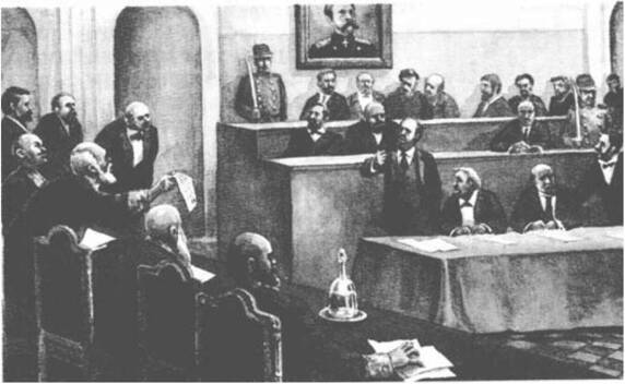 Заседание суда присяжных при Александре II