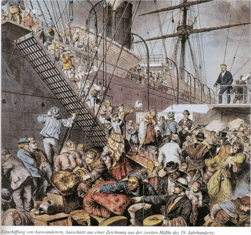 Эмиграция в США в XIX веке