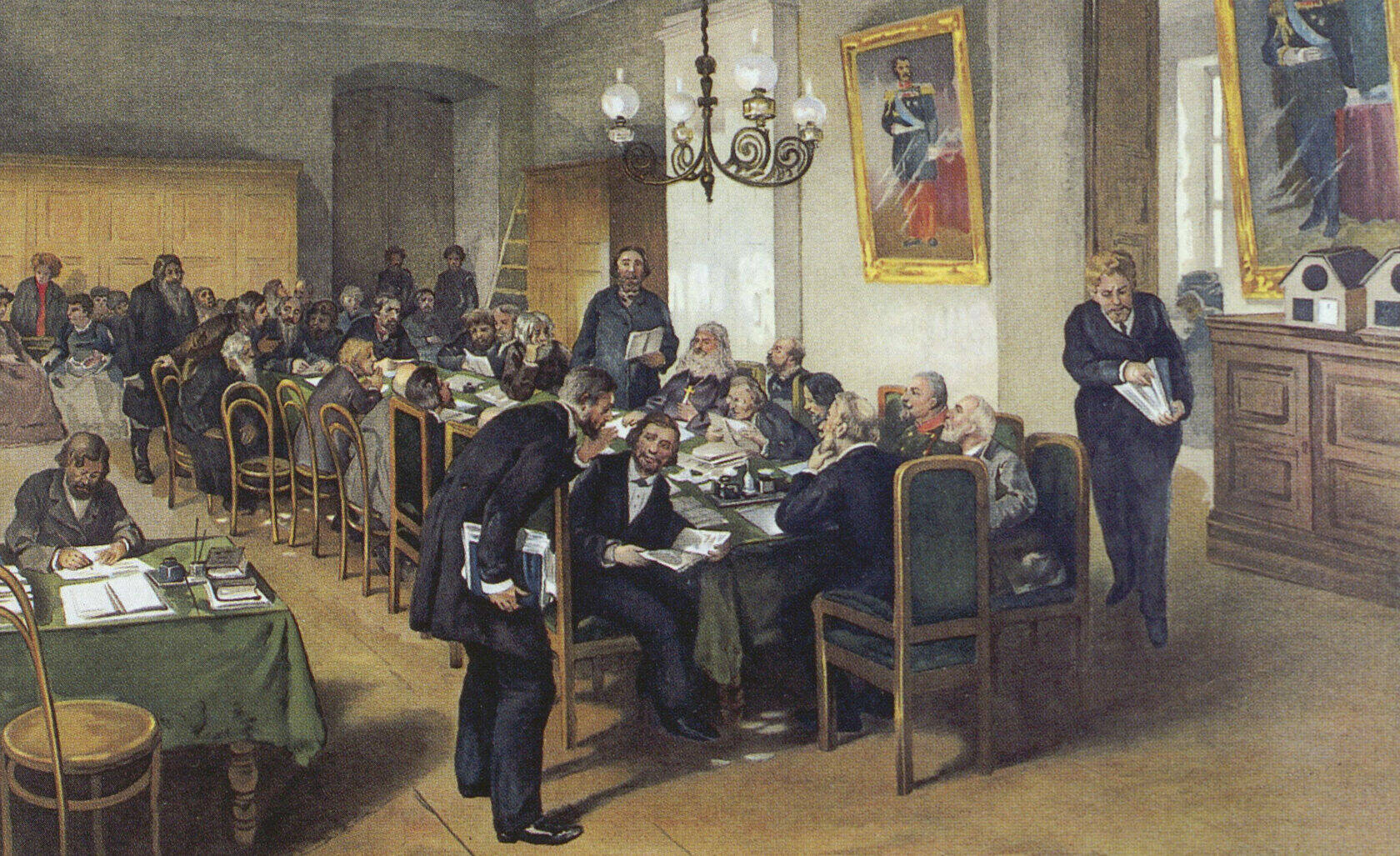 Заседание земства при Александре II