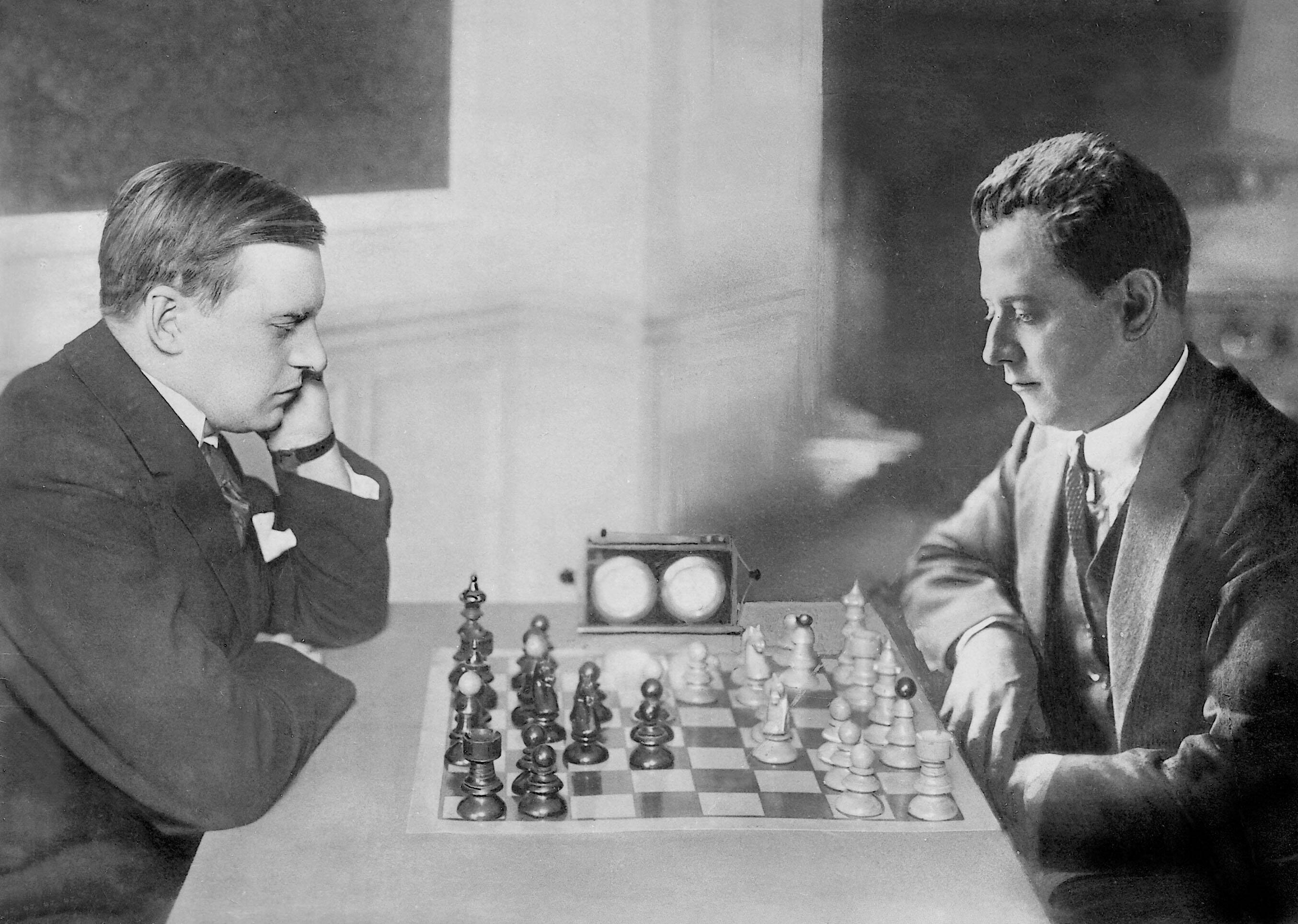 Матч между Александром Алехиным и Хосе Раулем Капабланкой. 1927 год.