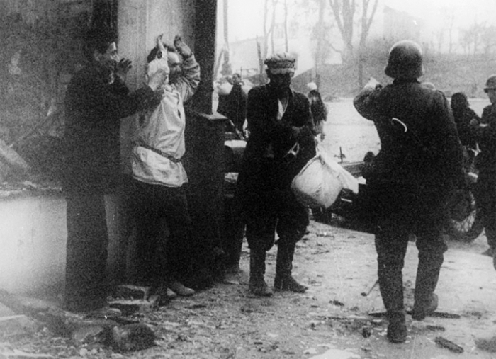 1941 г. Витебск. Арест гитлеровцами мирных граждан