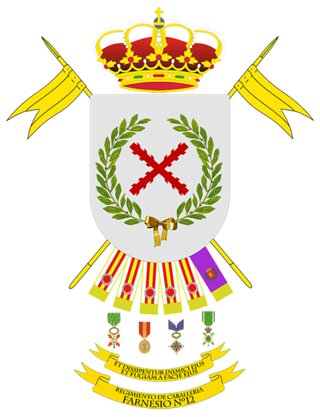 Герб 12-го Фарнезского полка