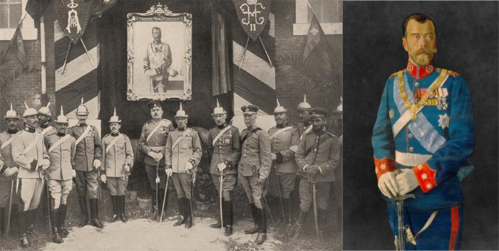 25 мая 1914 года. Портрет русского царя в мундире фарнезского полковника был доставлен в Вальядолид