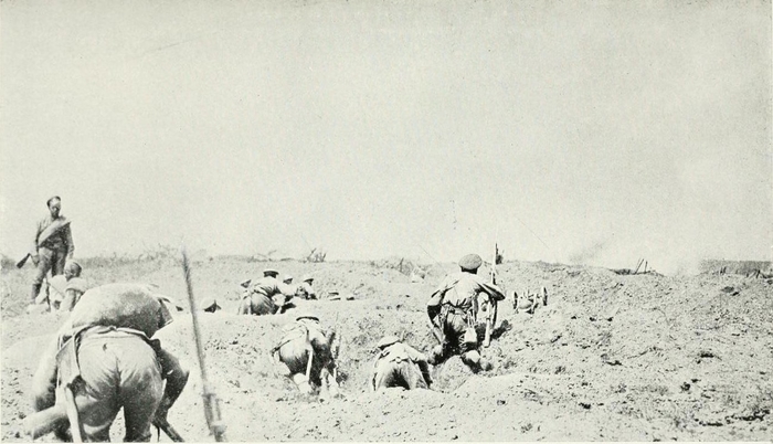 Атака 47-го Сибирского стрелкового полка в районе высоты Дзике-Ланы 1 июля 1917.