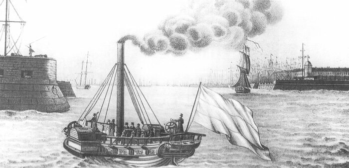 Первый русский военный пароход