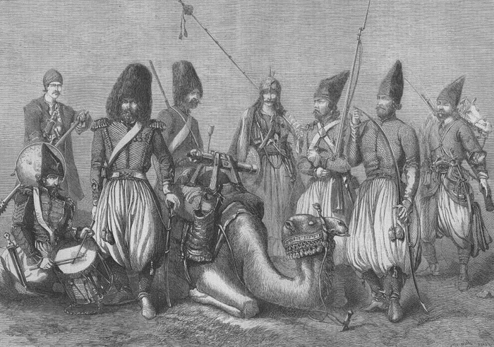 Персидские солдаты.