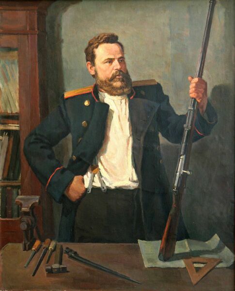 Капитан С.И. Мосин и его винтовка