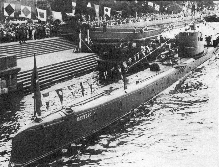 Подводная лодка «Пантера» в Кронштадте, кампания 1916 года