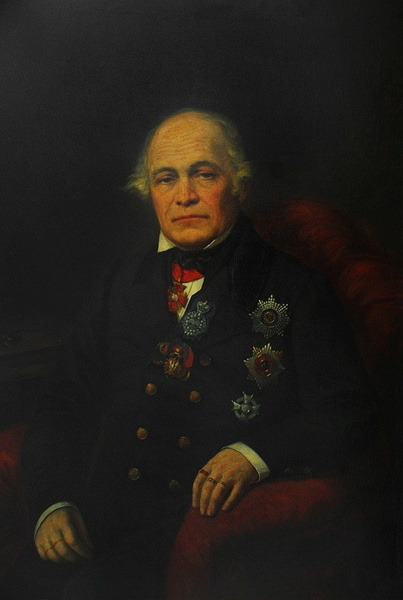 Портрет графа Дмитрия Блудова работы художника Михаила Щербатова (по фотографии 1860-х годов), 1872 год
