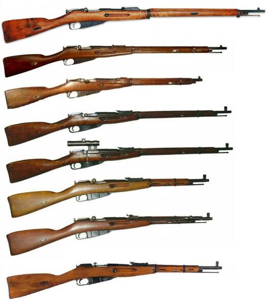 Различные типы винтовки Мосина