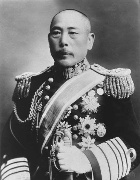 Адмирал Хиконодзе Камимура, командующий отрядом японских броненосцев во время боя в Корейском проливе 14 (1 ст.ст.) августа 1904 года