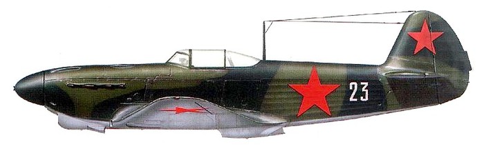 Як-1Б Л.В. Литвяк — её последняя машина.  73-й ГвИАП, лето 1943 года