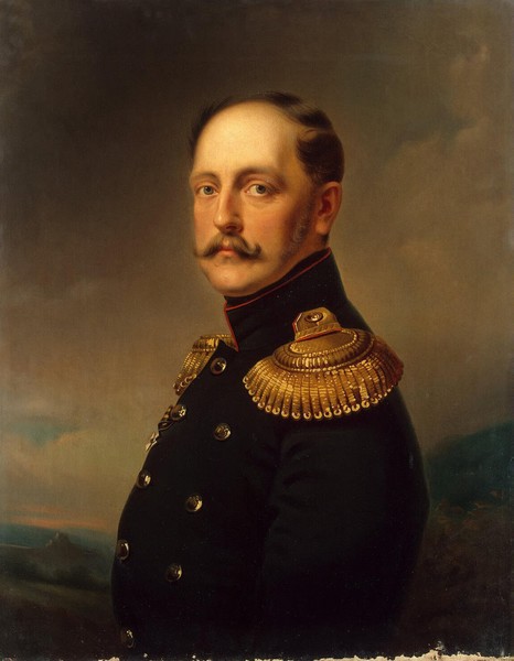 Портрет императора Николая I работы художника Георга Ботмана, 1850-е годы