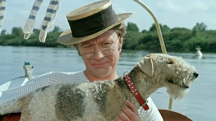 Кадр из фильма «Трое в лодке, не считая собаки»