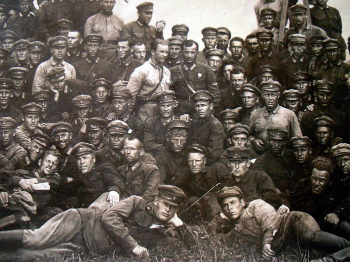 Групповая фотография бойцов Особой Дальневосточной армии, осень 1929 года