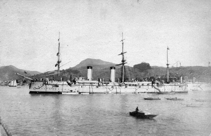 Броненосный крейсер «Рюрик» во Владивостоке, начало ХХ века
