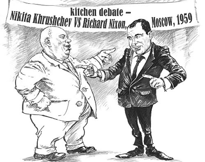Карикатура по поводу дебатов