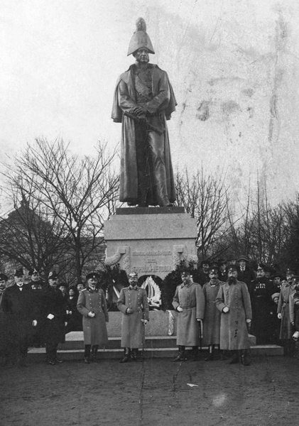 Открытие памятника Михаилу Барклаю де Толли в Риге в 1913 году