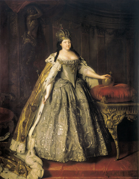 Императрица Анна Иоанновна. Портрет работы художника Луи Каравака, 1730-е годы