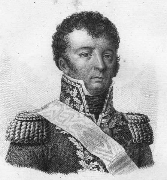 Командующий французским корпусом дивизионный генерал Доминик-Жозеф Вандам, гравюра с портрета первой половины XIX века